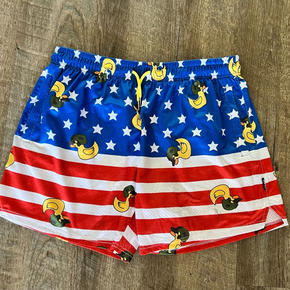 CMBT Blue and White Star Mesh Shorts